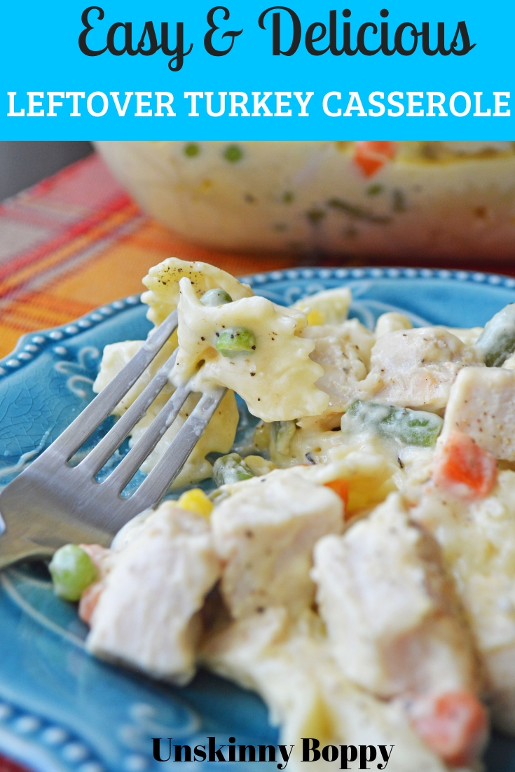 The day after Thanksgiving gives the option for leftovers for days, so why not plan ahead and make this Leftover Turkey Noodle Casserole?