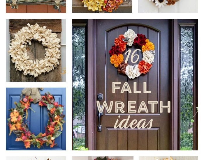 These Fall Wreaths are the perfect decorations for your front door. Test your inner creativity with this simple DIY homemade wreaths! #DIY #homemade #wreaths
