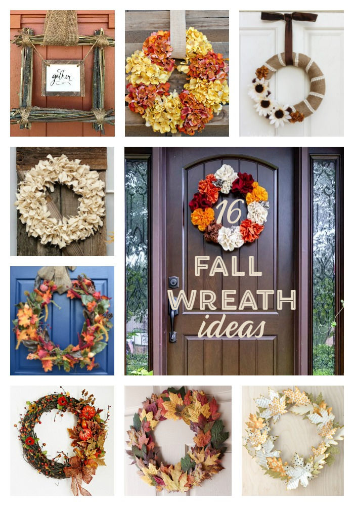 These Fall Wreaths are the perfect decorations for your front door. Test your inner creativity with this simple DIY homemade wreaths! #DIY #homemade #wreaths