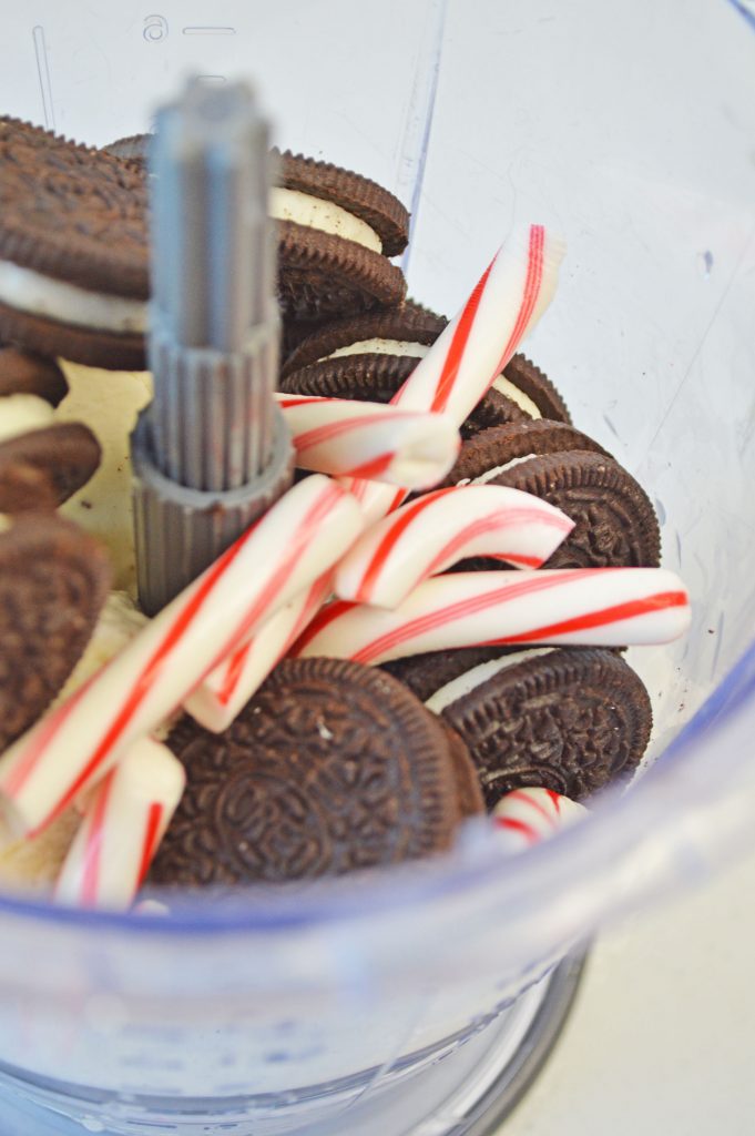 peppermint oreo milkshake