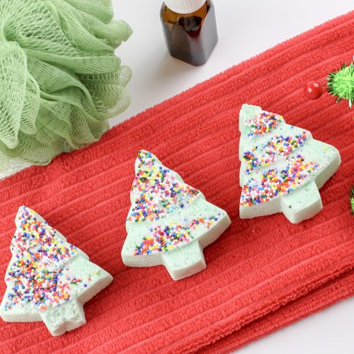 Christmas Tree Bath Bombs Festive and Fun! Beth Bryan