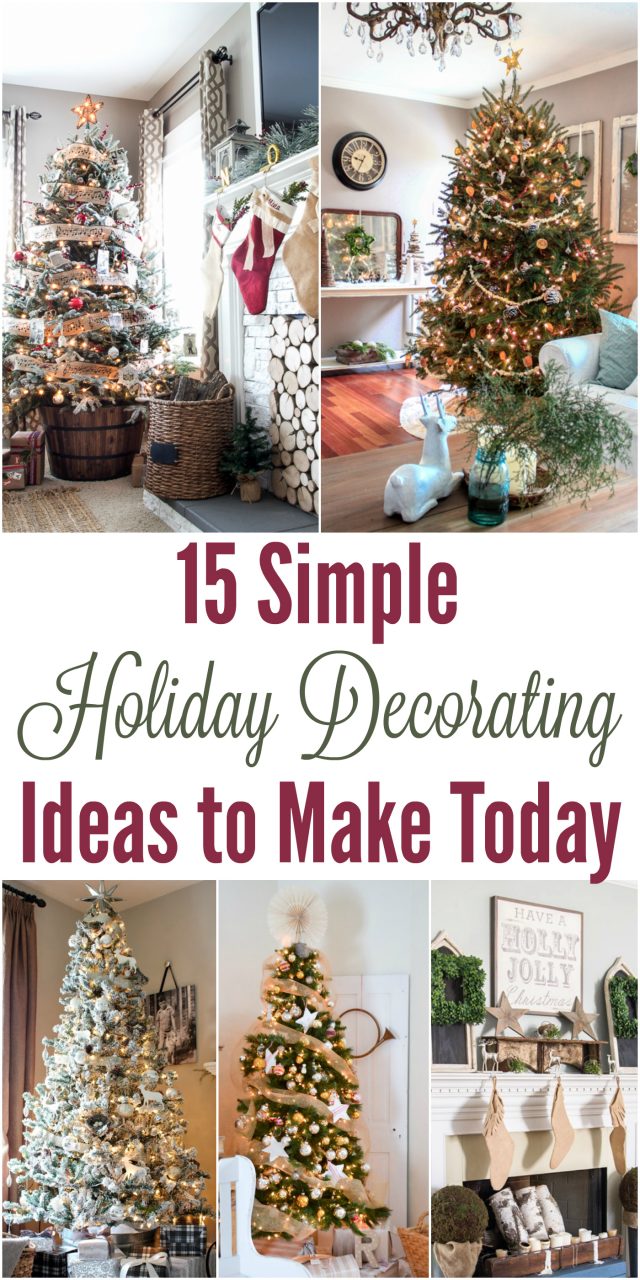 15 Simple Holiday Decorating Ideas - Beth Bryan