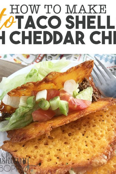 How to make Keto Taco Shells with Cheddar Cheese