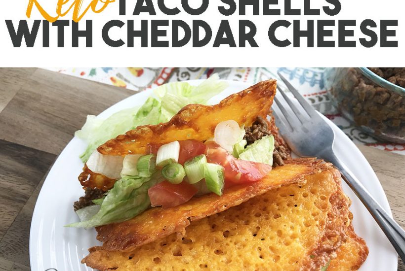 How to make Keto Taco Shells with Cheddar Cheese