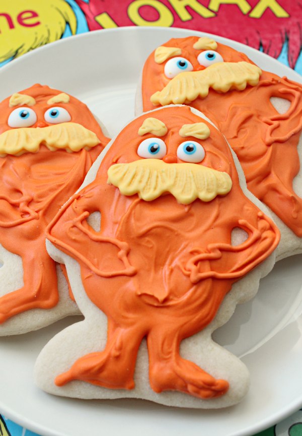 Dr. Suess Lorax cookies 