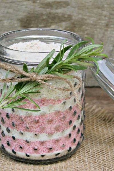 milk bath made with essential oils