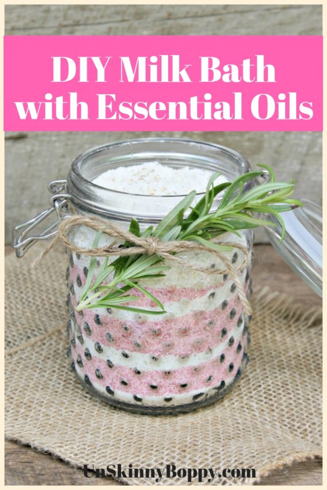 Homemade Milk Bath made with Essential Oils Beth Bryan