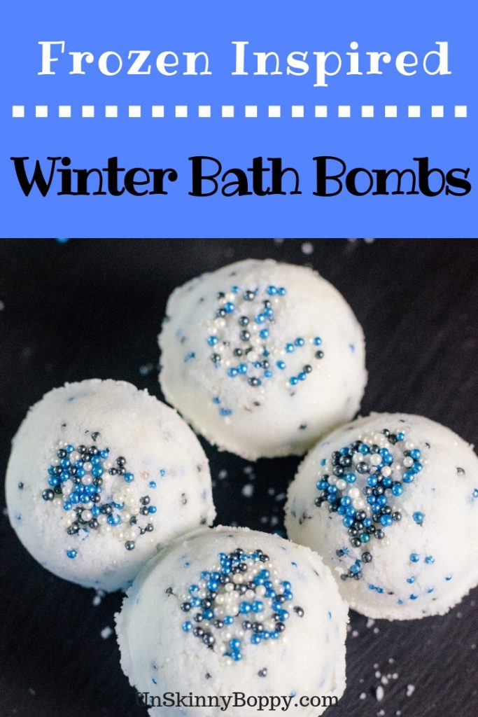 Calling all Frozen fans! These Winter Bath Bombs are certain to be a hit in your home this cold weather season! 