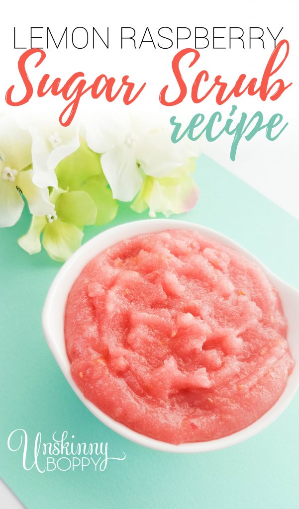 Lemon Raspberry Sugar Scrub Recipe