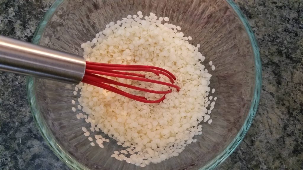 mixing ingredients for lotion bars