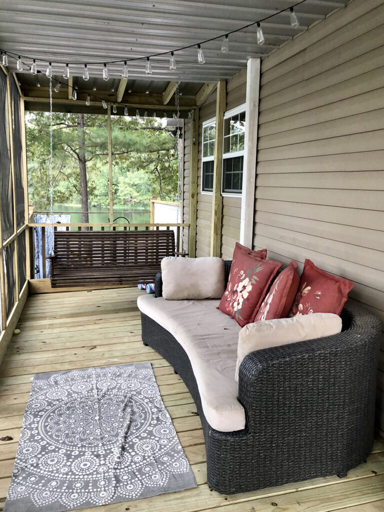 Screened porch