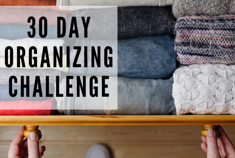 30 day organizing challenge facebook