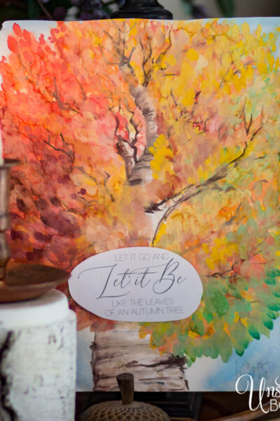 LET IT BE AUTUMN QUOTE - FREE FALL PRINTABLE