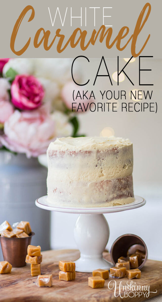 White Caramel Wedding Cake With Caramel Icing Recipe