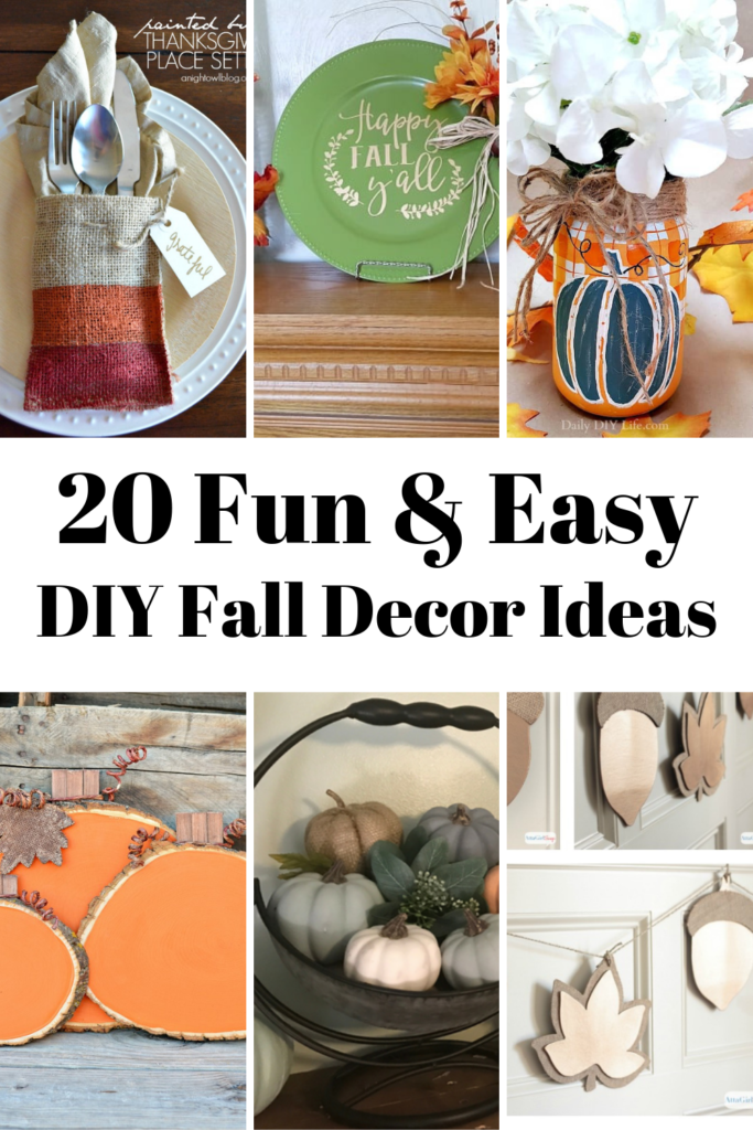 You're going to love these simple and easy DIY fall decor ideas! 