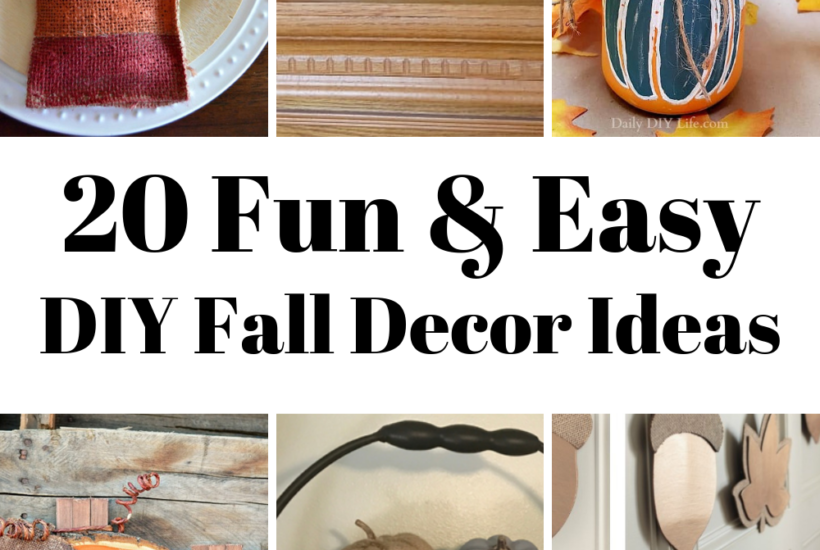 You're going to love these simple and easy DIY fall decor ideas!