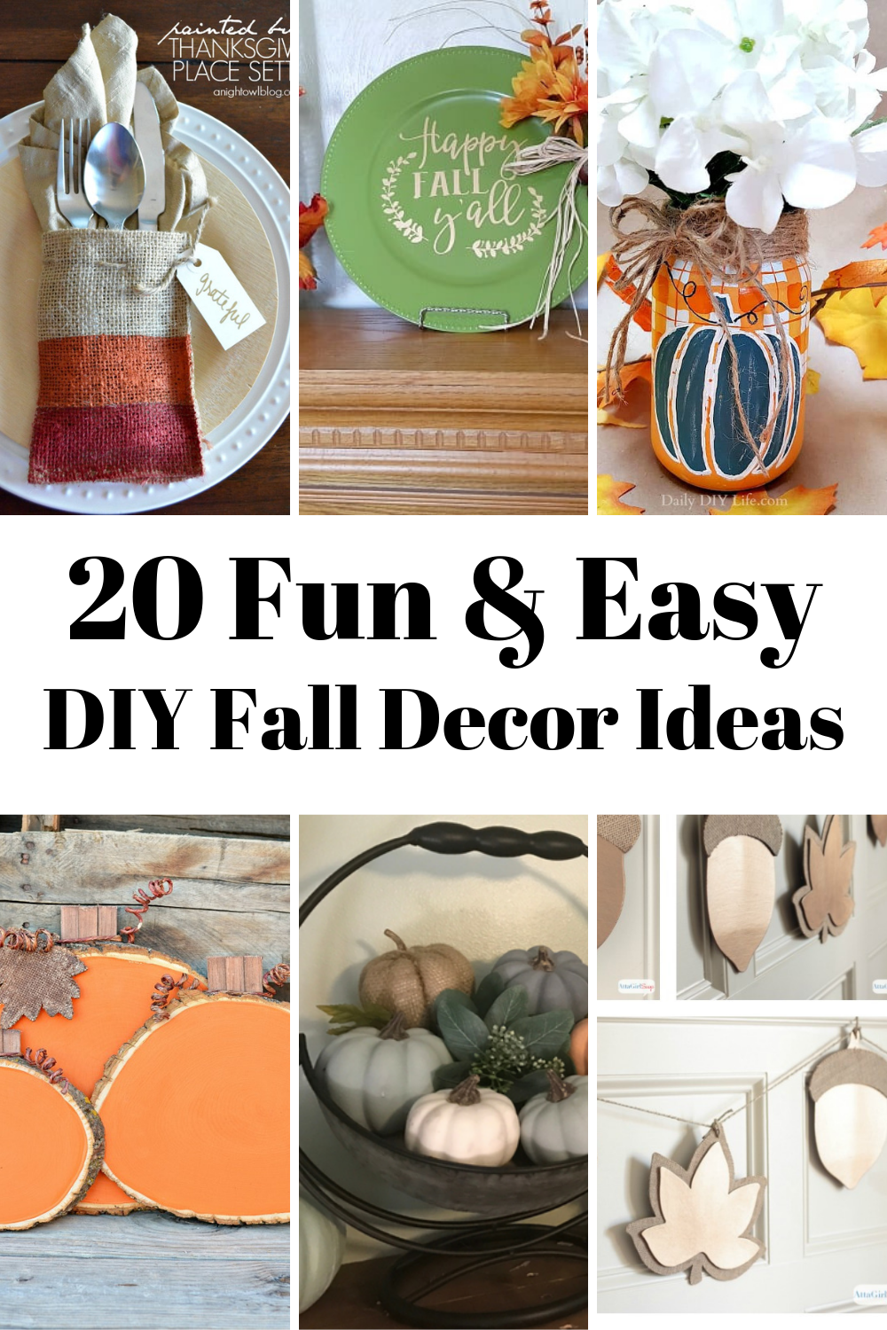 20 Fun Fall DIY Decorating Ideas! - Beth Bryan