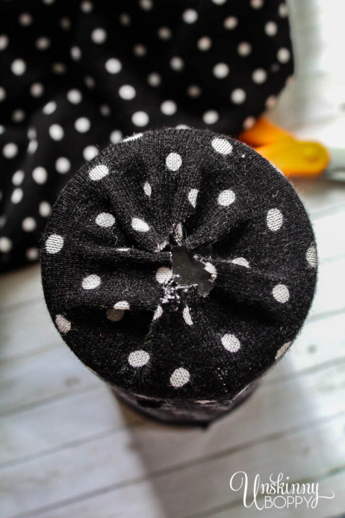 DIY Halloween Craft- Votive Candles from a Sweater