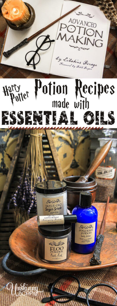 Harry Potter Potions recipes with essential oils