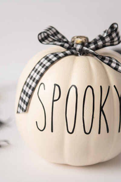 Rae Dunn Spooky Pumpkin DIY