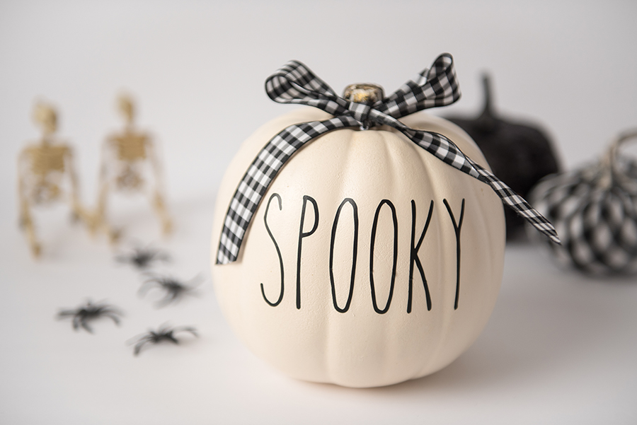 Rae Dunn Spooky Pumpkin DIY