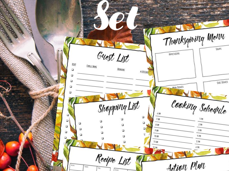 Thanksgiving Menu Planner