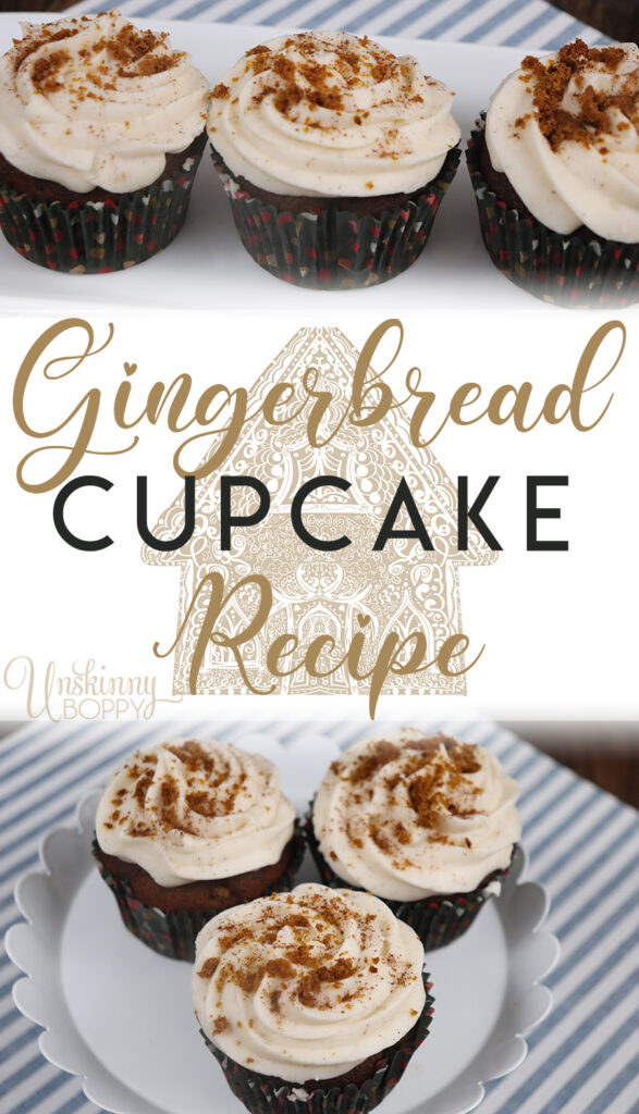 Amazing Gingerbread Cupcake recipe! Perfect for holiday baking. 