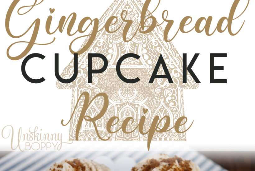 Amazing Gingerbread Cupcake recipe! Perfect for holiday baking.