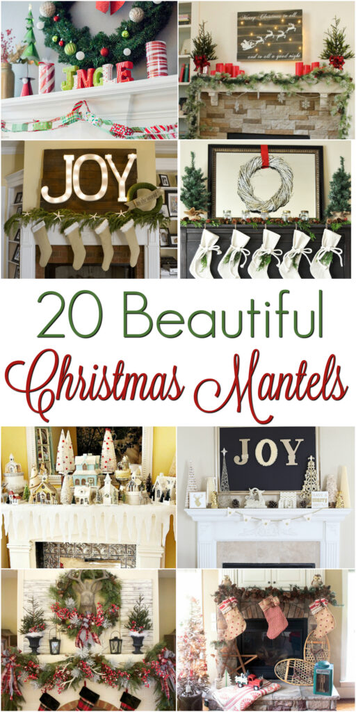20 Beautiful Christmas Mantels - Beth Bryan