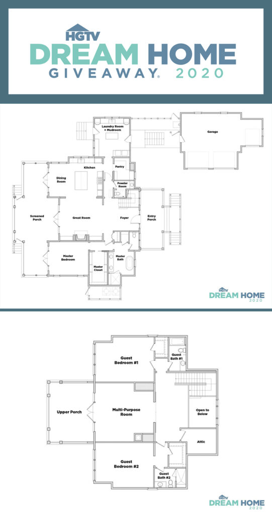 Hgtv 2020 Dream Home Floor Plan - floorplans.click