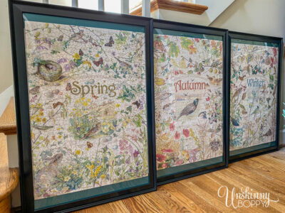 How to Frame a Puzzle with and without Puzzle Glue - Beth Bryan