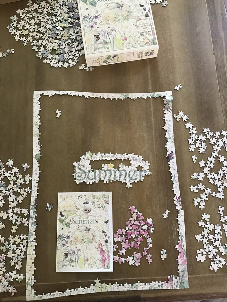 How to Frame Puzzle with Smart Puzzle Glue Sheets 