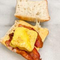 Bacon Gouda Breakfast Sandwich copycat recipe-4