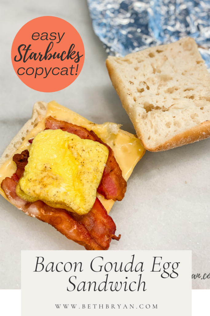 Bacon Gouda Breakfast Sandwiches - Simply Scratch