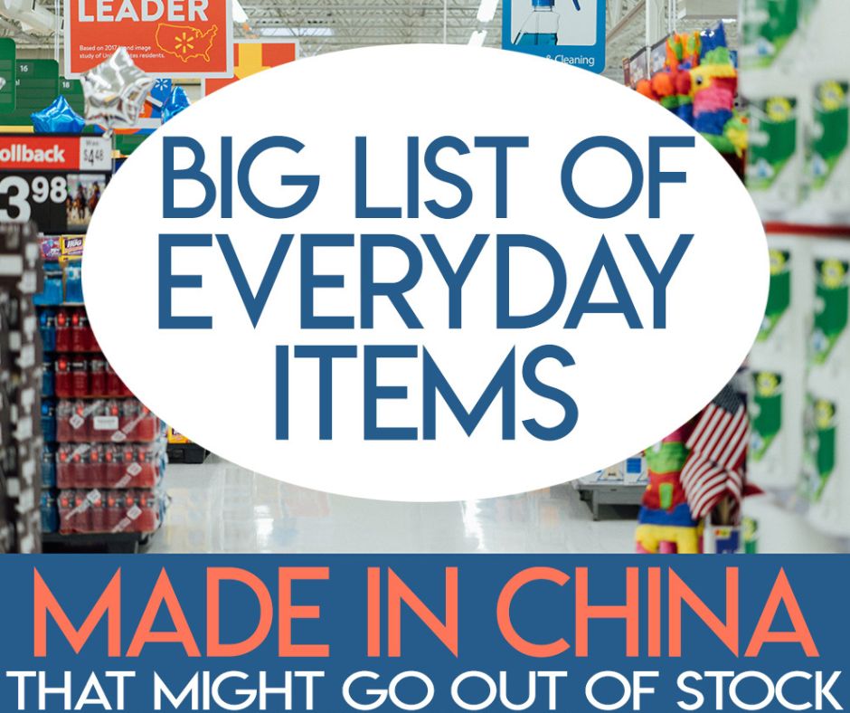 Listing of On a regular basis Objects affected by 2025 Tariffs