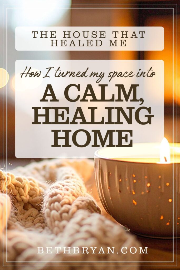 soft candlelight and cozy vibes for How to have a calm healing home
